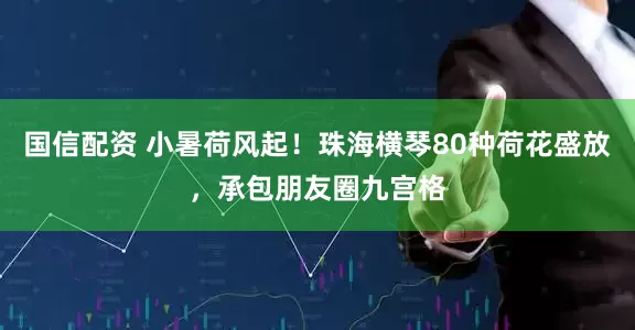 国信配资 小暑荷风起！珠海横琴80种荷花盛放，承包朋友圈九宫格