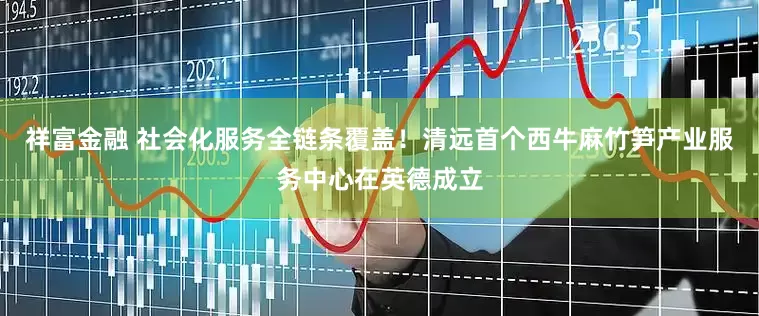 祥富金融 社会化服务全链条覆盖！清远首个西牛麻竹笋产业服务中心在英德成立